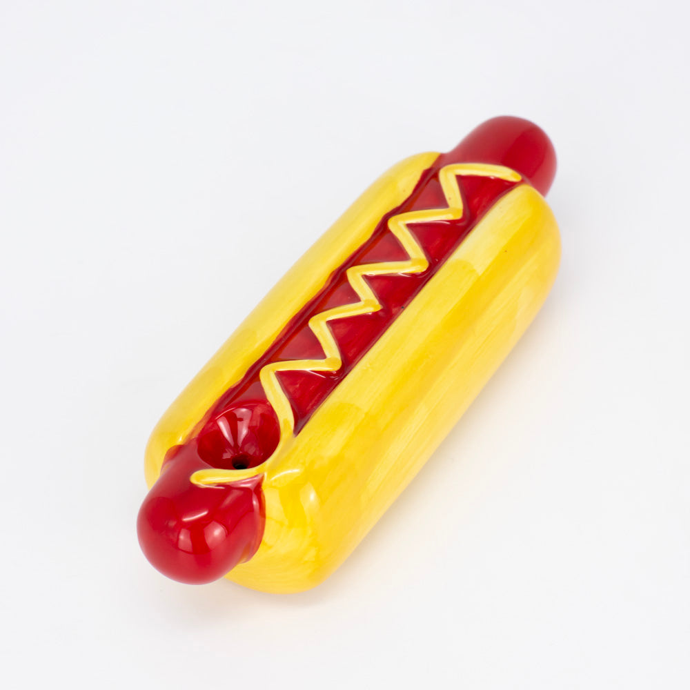 Hotdog Ceramic Dry Pipe The Bong Shop