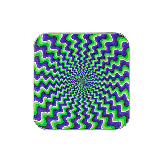 Trippy Hippie Metal Tin Planet X