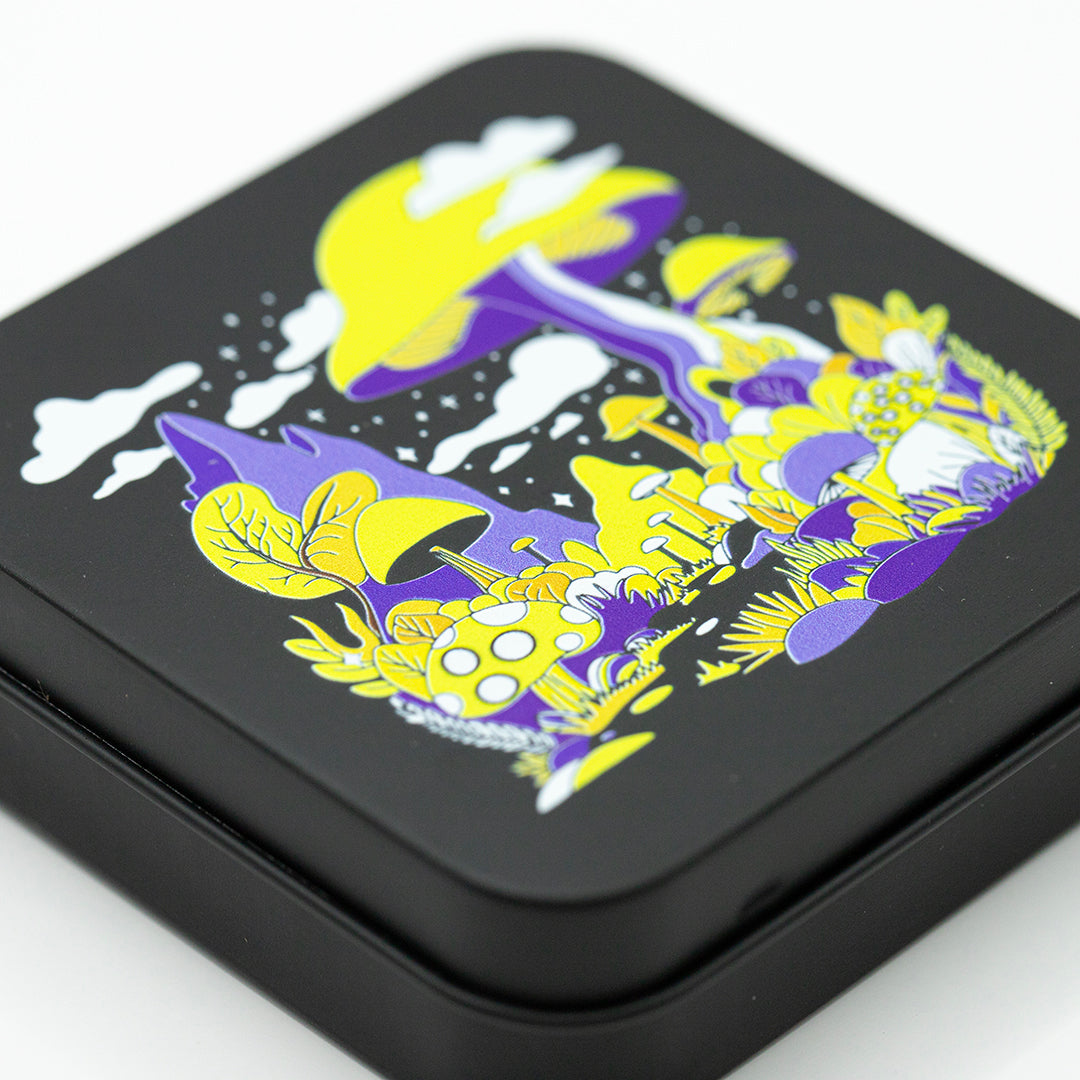 Shrooms Metal Tin Planet X
