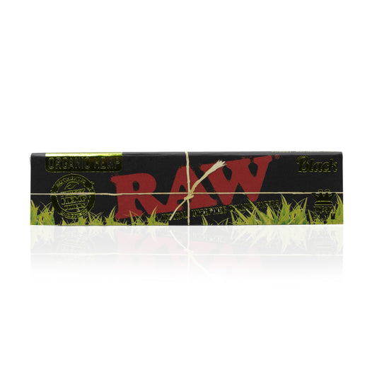 RAW Black Organic Hemp King Size Slim Papers