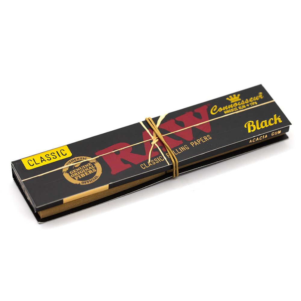 RAW - BLACK CLASSIC KING SIZE SLIM + TIPS