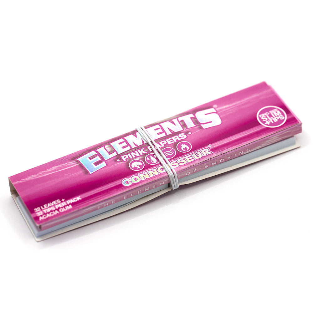 ELEMENTS - PINK PAPERS KING SIZE SLIM + TIPS