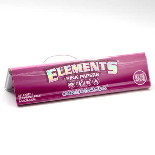 ELEMENTS - PINK PAPERS KING SIZE SLIM + TIPS
