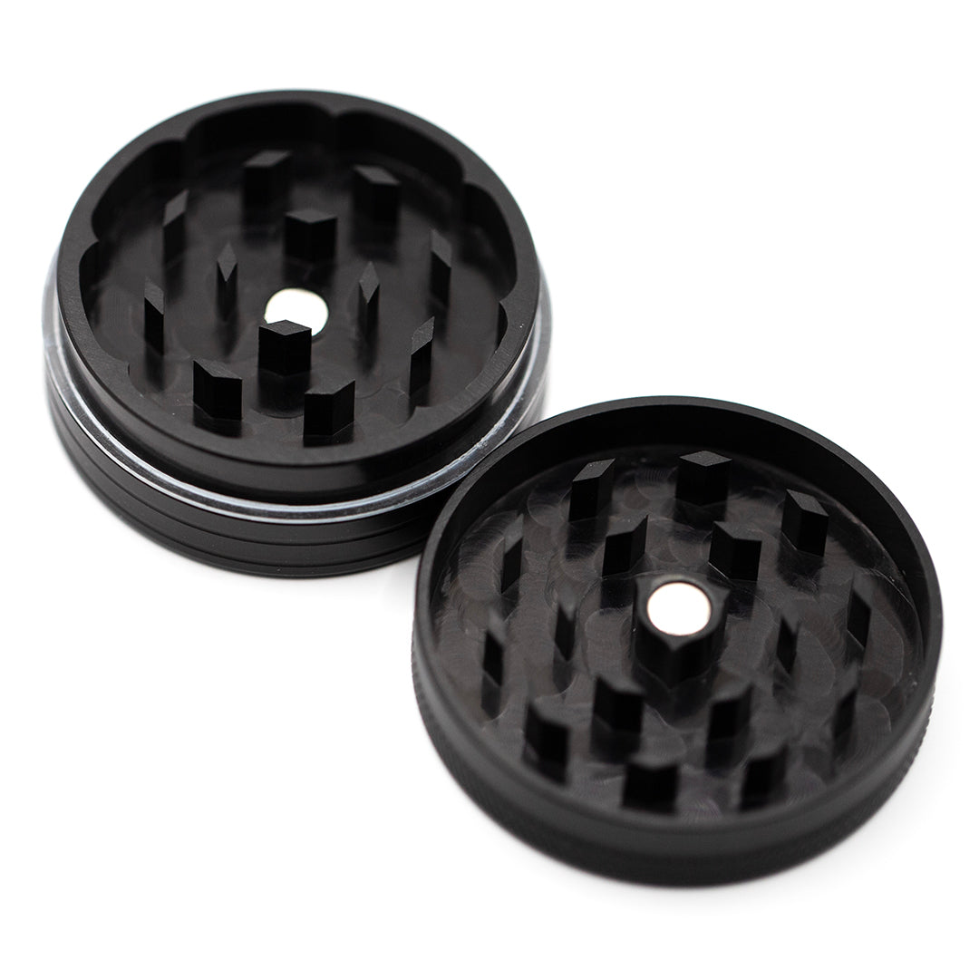 GRINDER -AEROSPACED - 2 PART 49mm BLACK