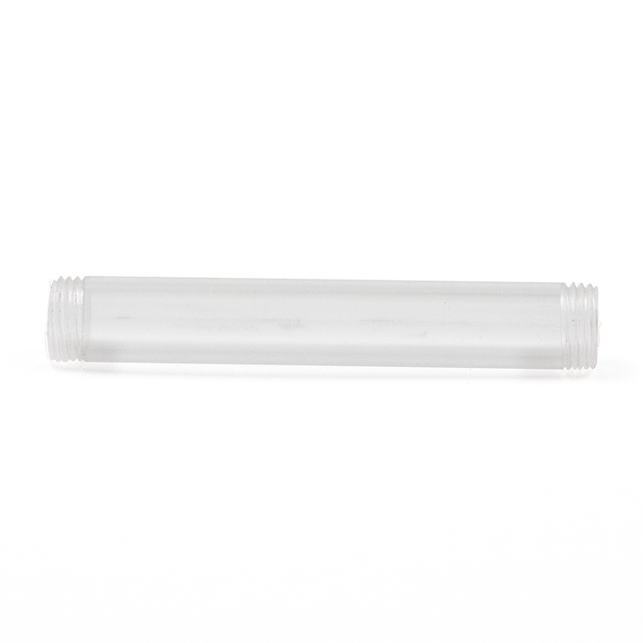Poly Clear Double Threaded Tube The Bong Shop
