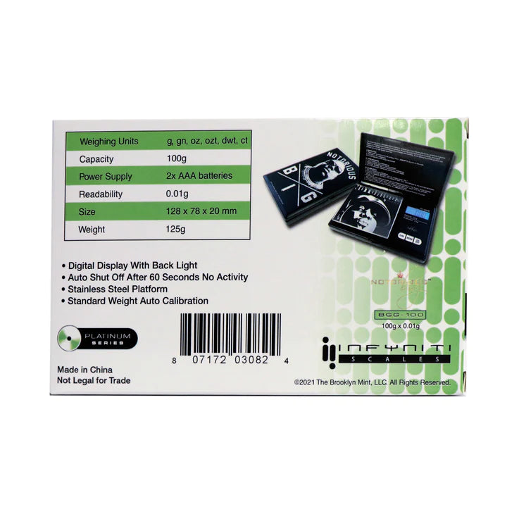 Notorious BIG - G-Force Digital Pocket Scale The Bong Shop