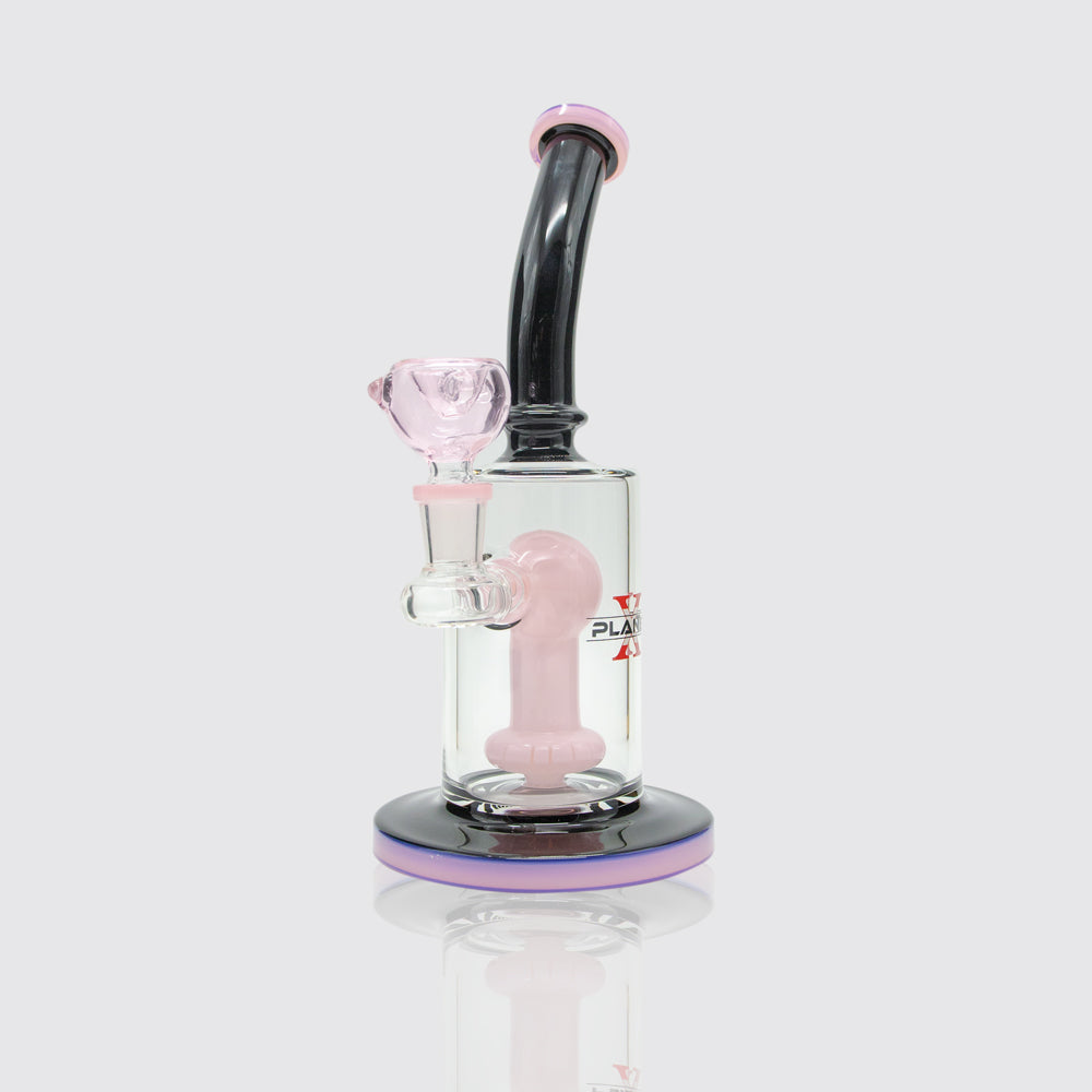 The Lunar Glass Bong - Pastel Pink Planet X