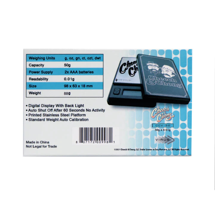 Cheech and Chong - Virus Digital Pocket Scale Infyniti Scales