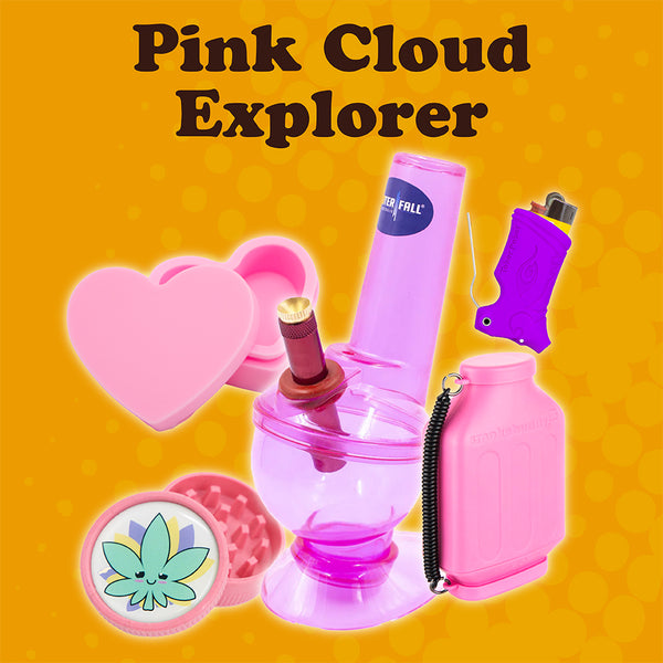 Pink Cloud Explorer Bundle The Bong Shop