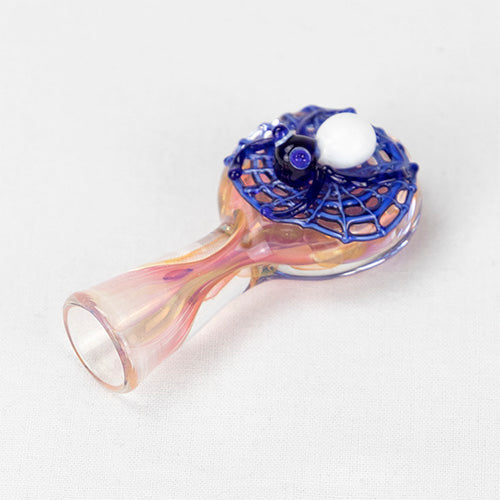 Glass Pipe- Insect On Blue Web #22 The Bong Shop