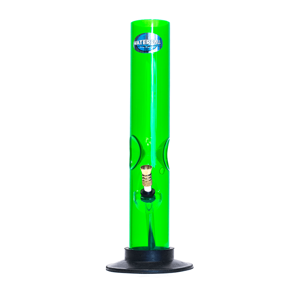 Acrylic Ice Bong - Green Waterfall