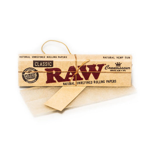 RAW - CONNOISSEUR - K/S SLIM + TIPS RAW