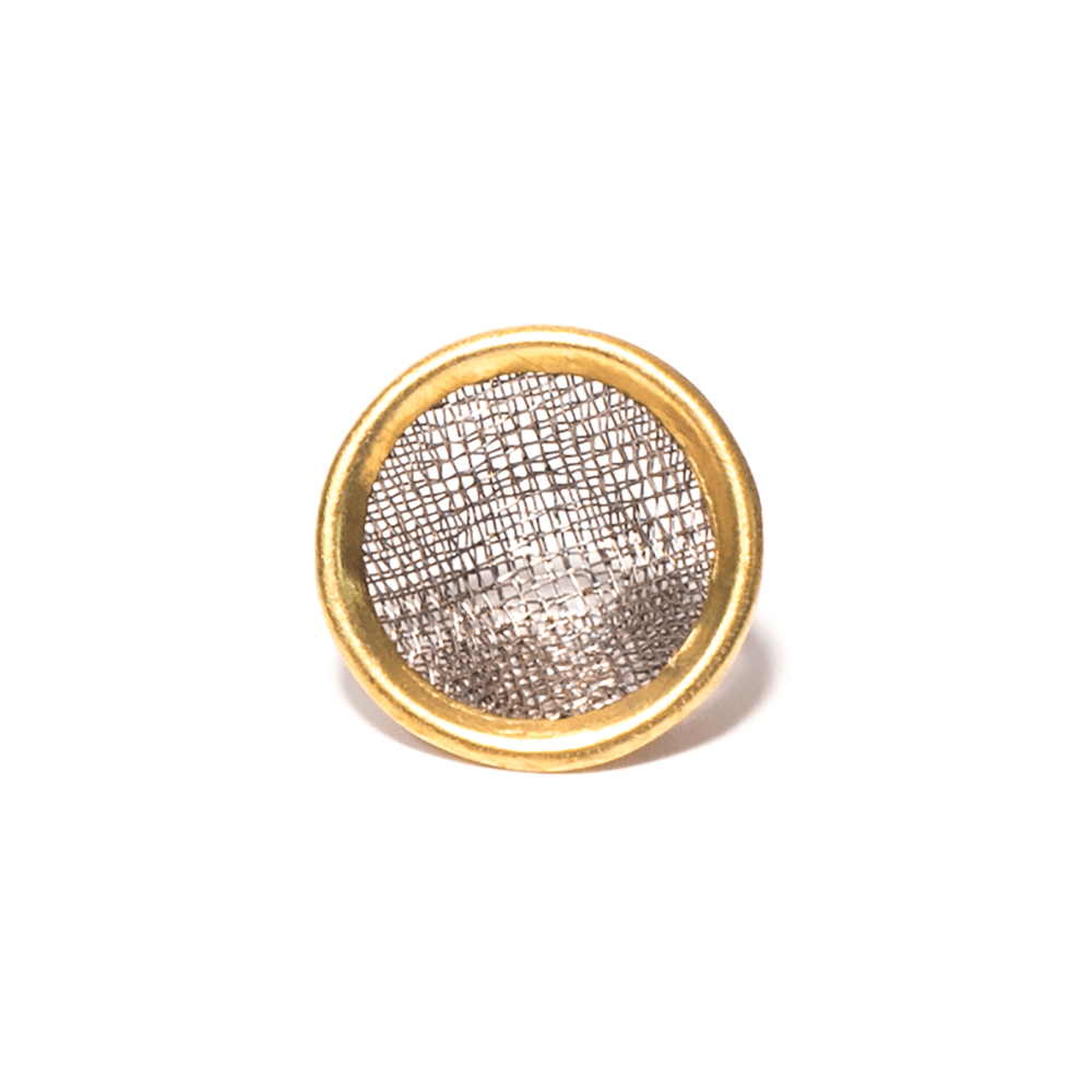 5 PACK - BRASS RIM MESH PIPE SCREENS The Bong Shop