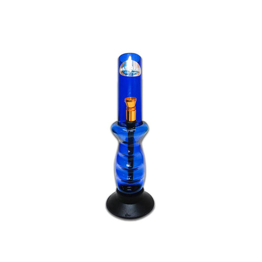 Acrylic Gripper Bong - Blue Waterfall
