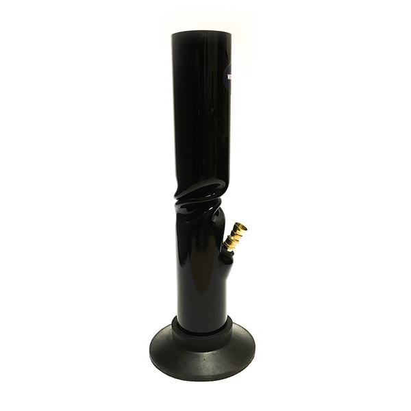 Acrylic Twist Bong - Black Waterfall