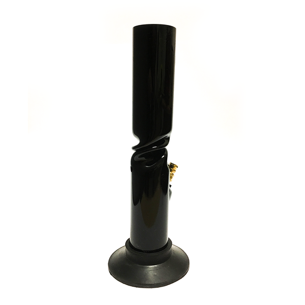 Acrylic Twist Bong - Black Waterfall