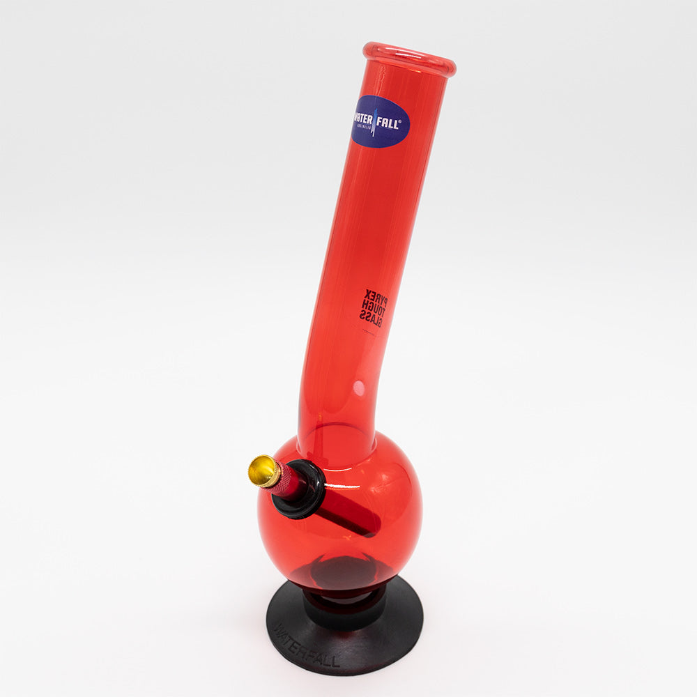 Eliminator Glass Bong - Red Waterfall