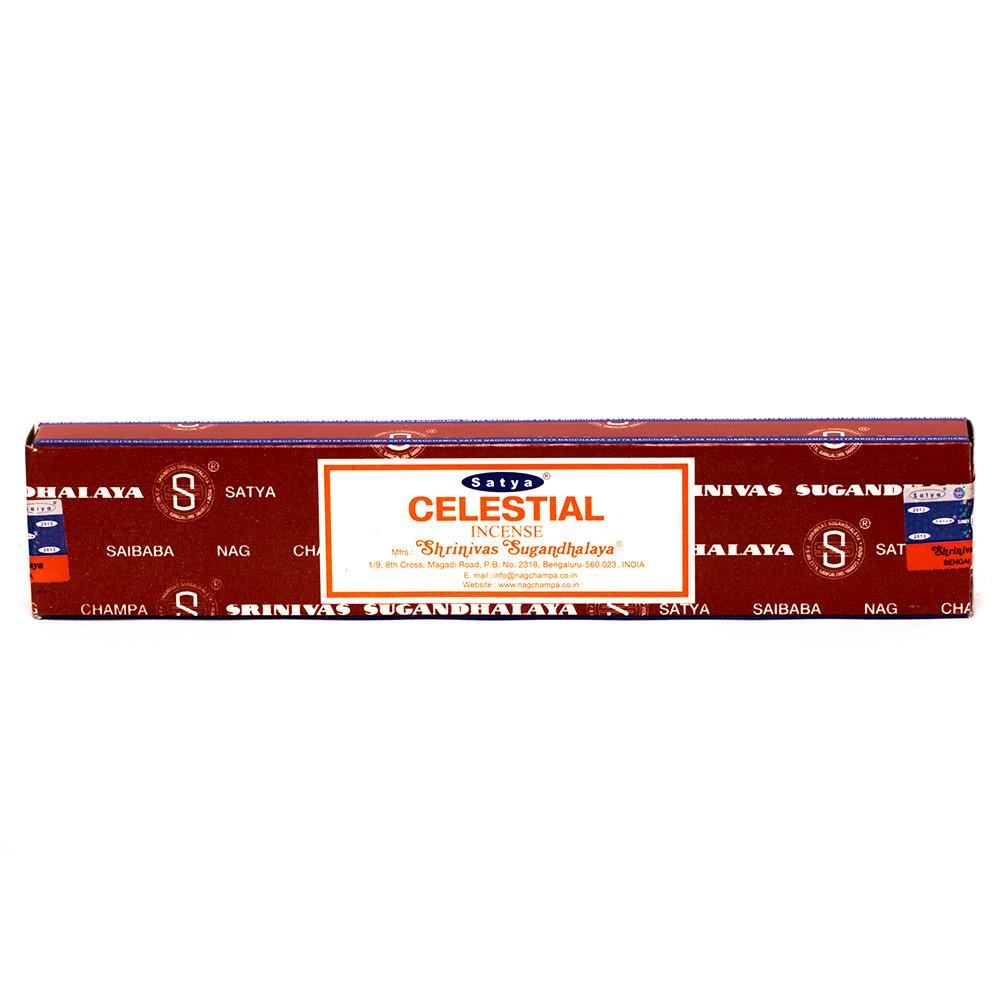 INCENSE - SATYA Nag Champa CELESTIAL STICKS 15g The Bong Shop