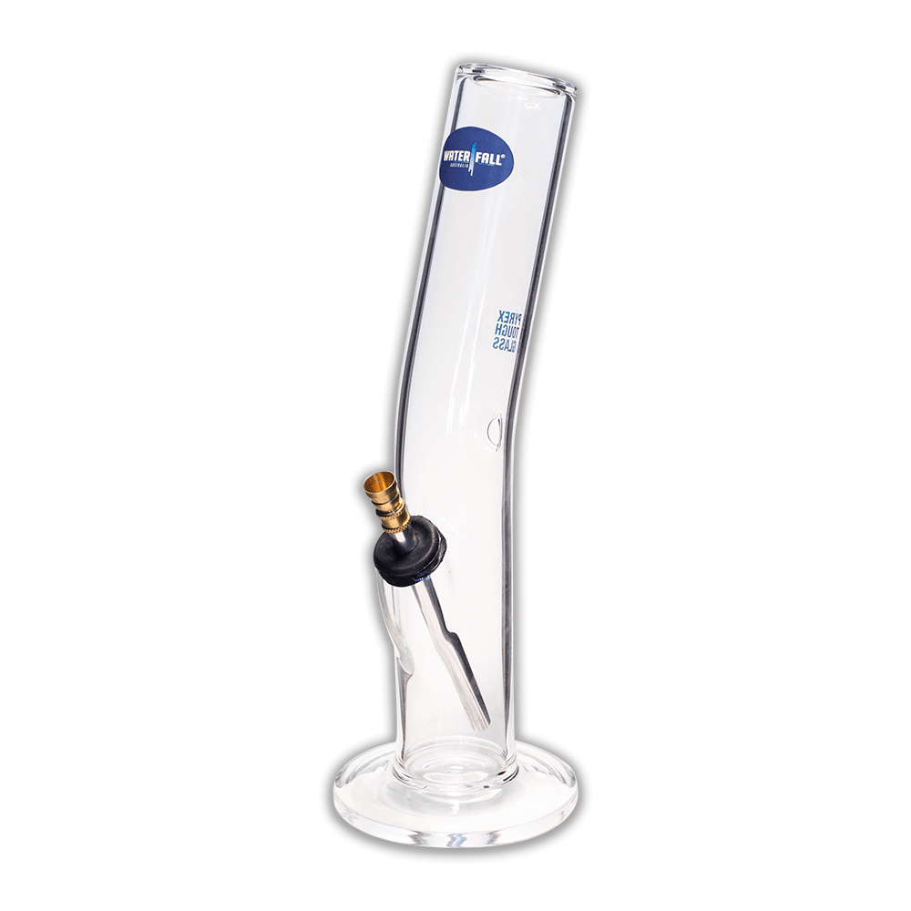 GLASS BONG TUBE LAYBACK GLASS BASE ALLOY FITOUT Waterfall