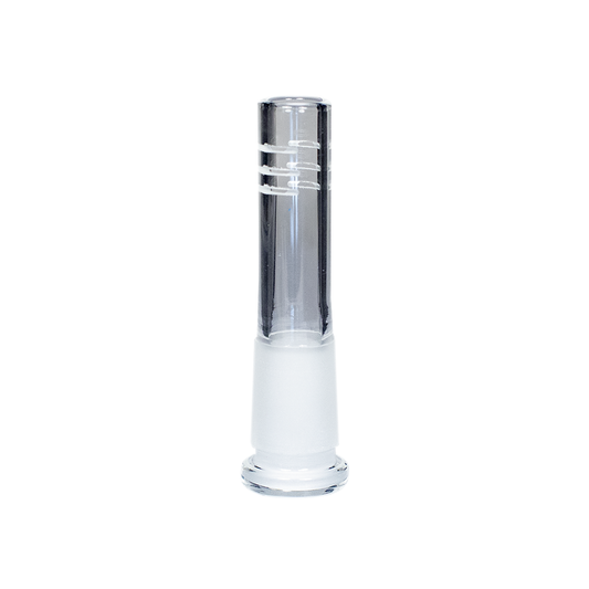 GLASS STEM - 10CM LENGTH 2.5MM THICK SLOTTED The Bong Shop