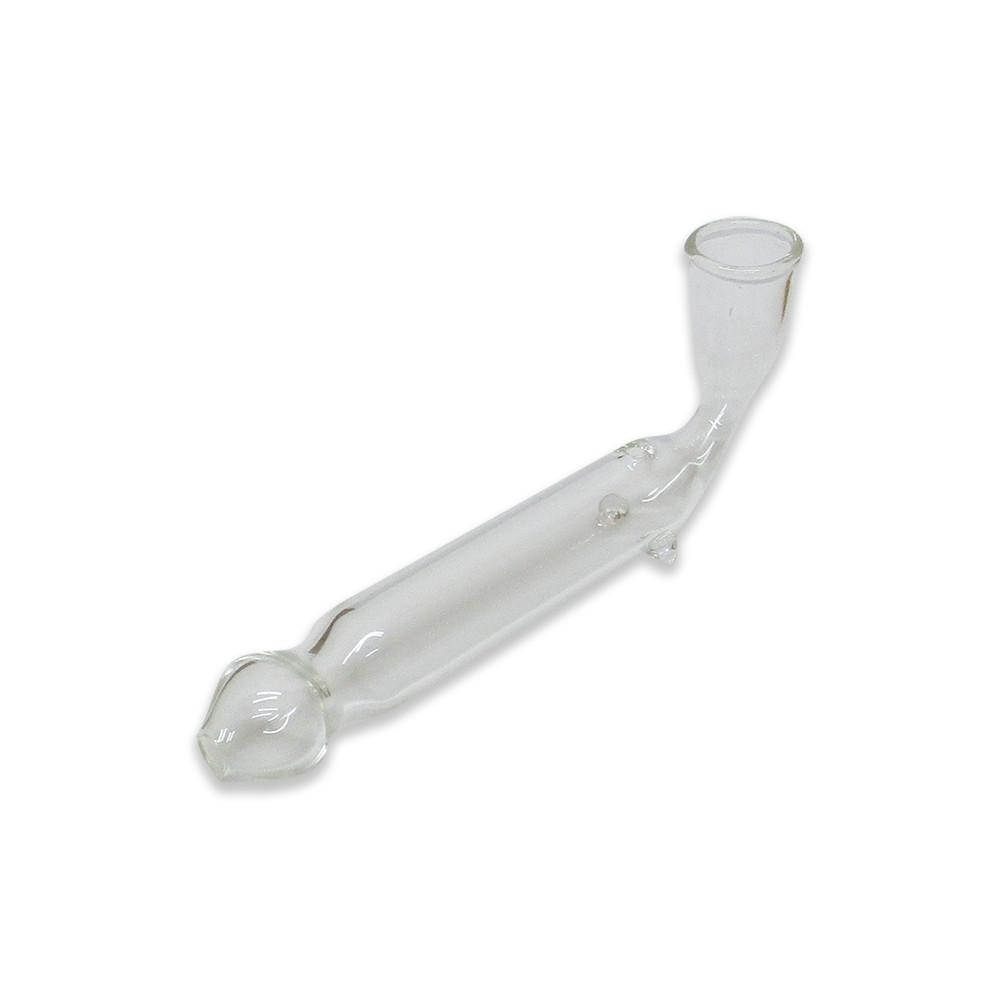 Pipe - Small Glass Clear Straight The Bong Shop