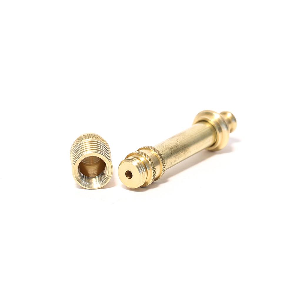 4cm BRASS SMOKELESS PIPE The Bong Shop