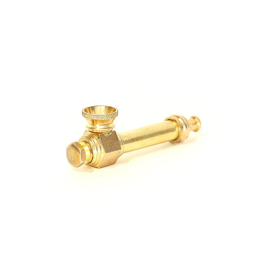 4cm BRASS SPIKE PIPE The Bong Shop
