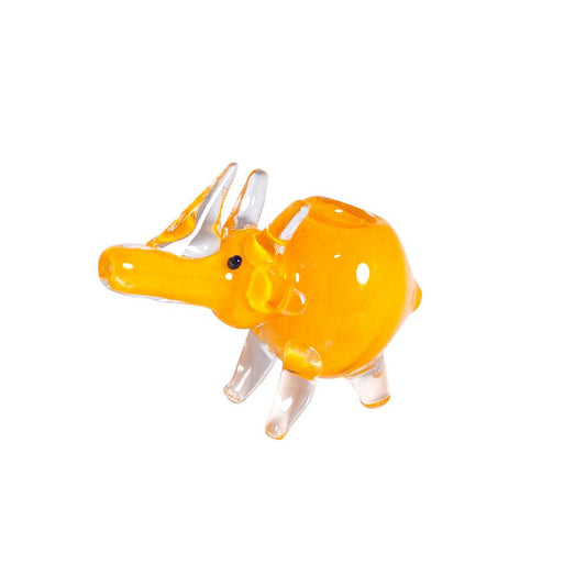 PIPE - GLASS ANIMAL RHINO 1 The Bong Shop