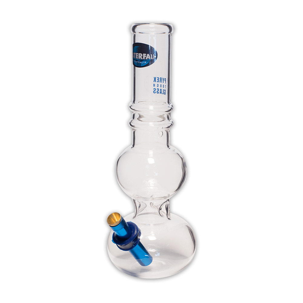 Double Shot Glass Bong Waterfall