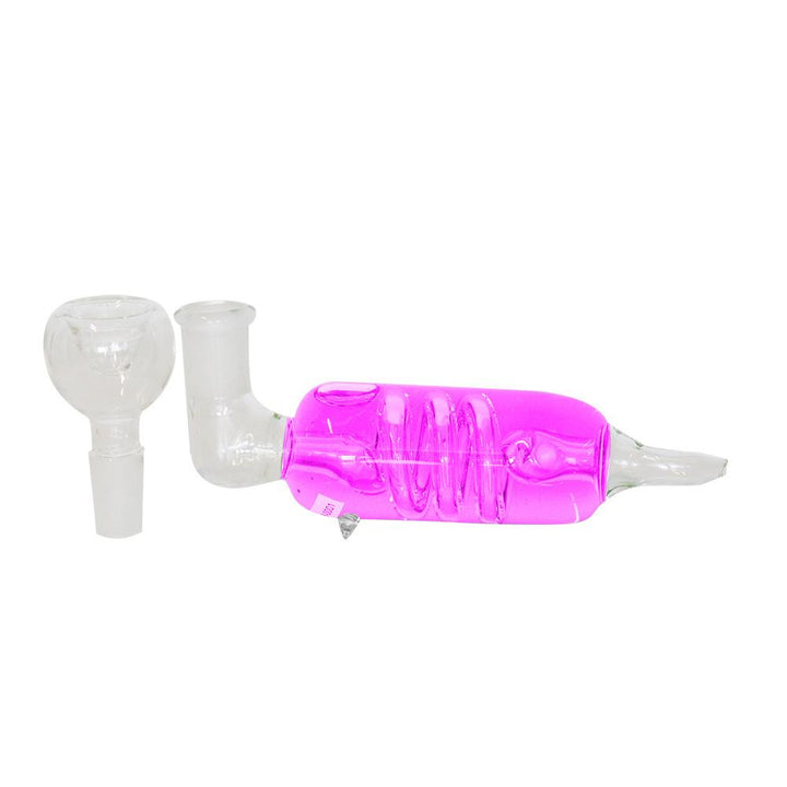 PIPE - GLASS LIQUID COOLER PINK The Bong Shop