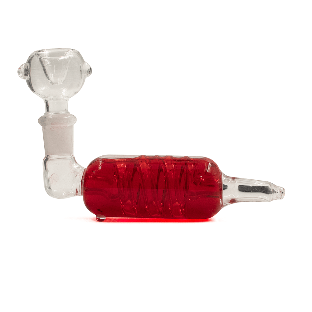 PIPE - GLASS LIQUID COOLER RED The Bong Shop