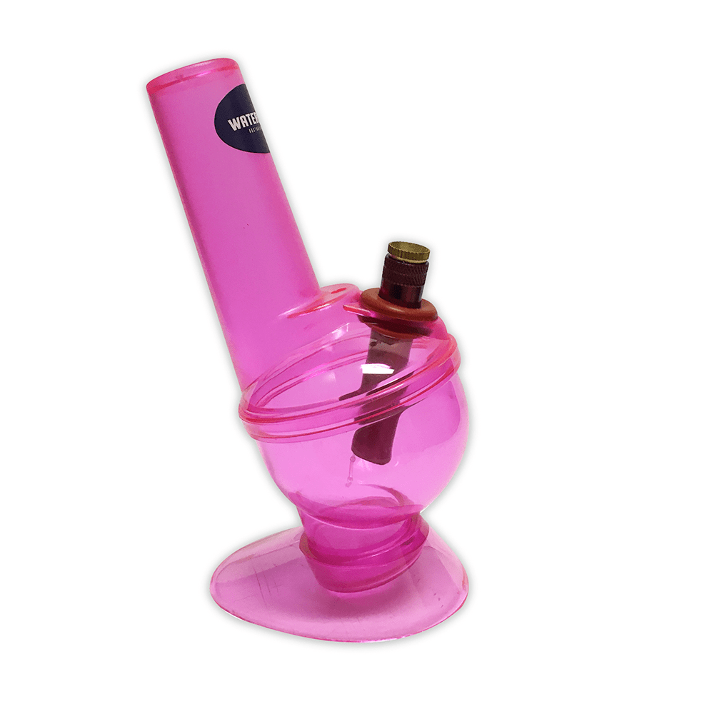 Pulsar Acrylic Bong - Pink Waterfall