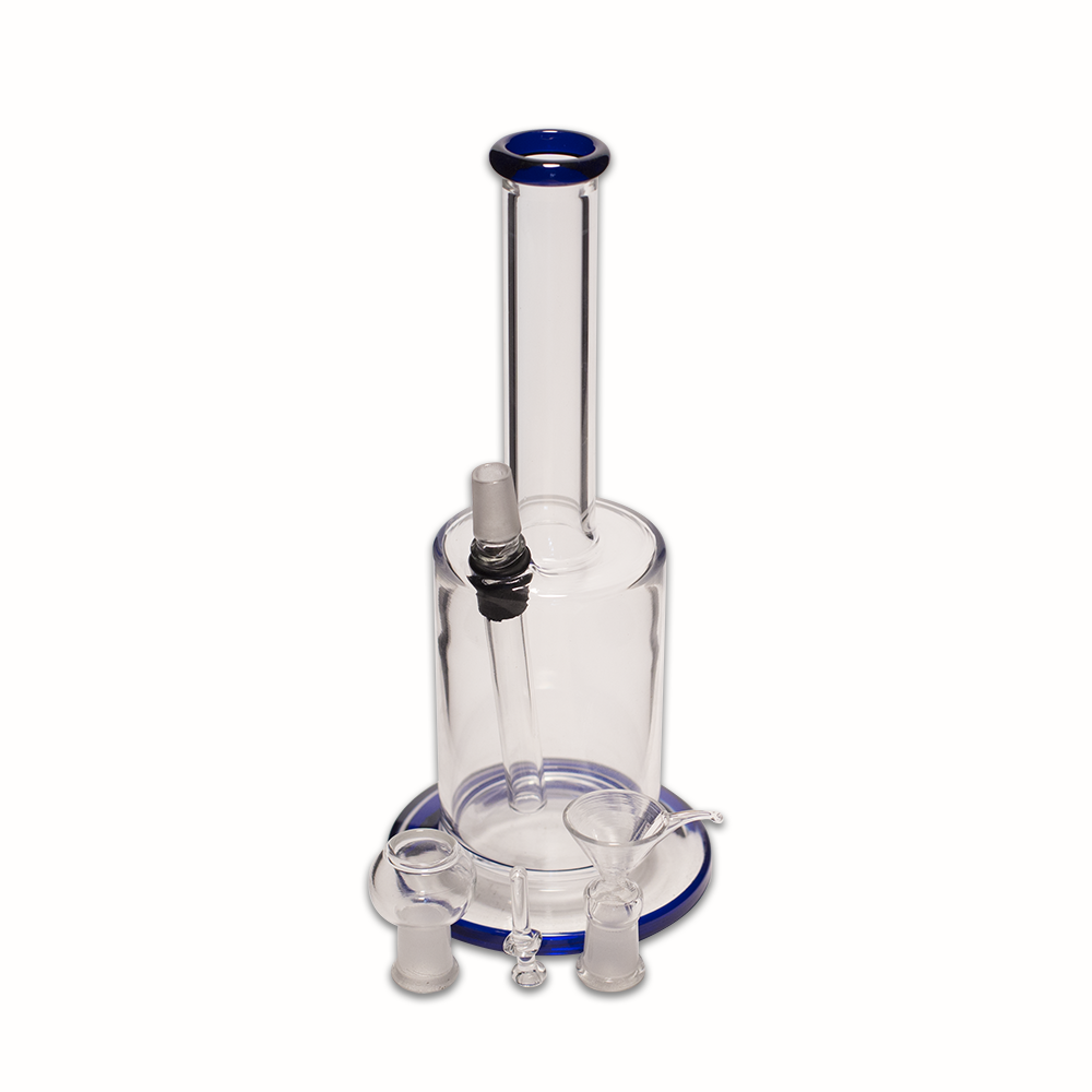 Glass Cylinder Dab Rig & Herb Bong Waterfall
