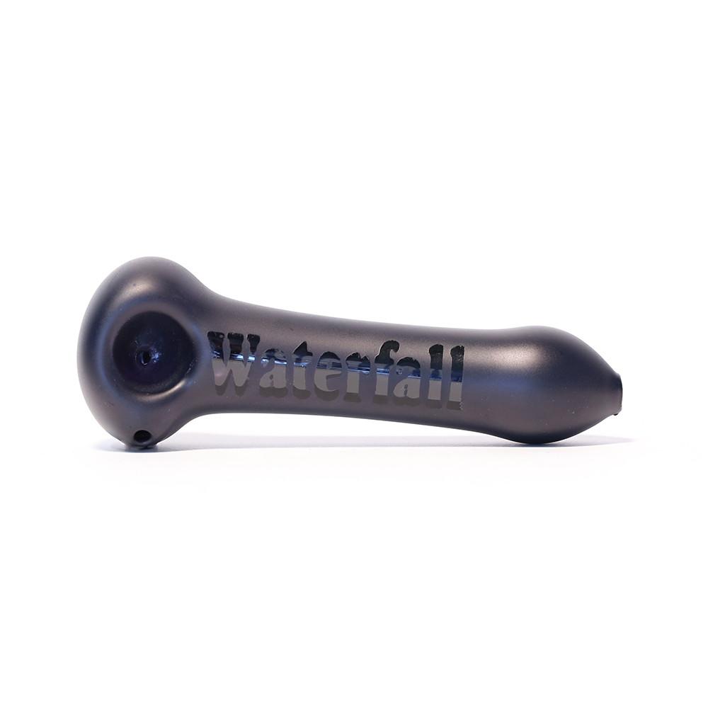 Pipe - Glass Black Waterfall Branded Waterfall