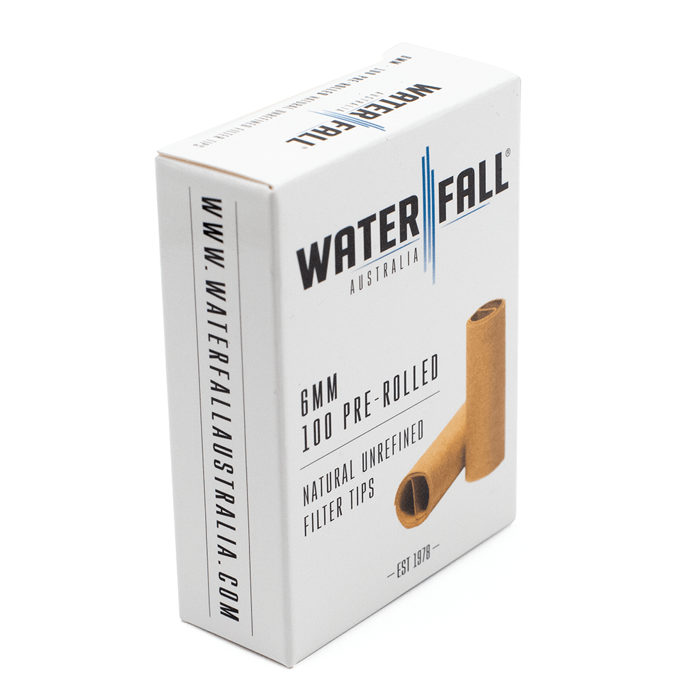 WATERFALL | PREROLLED TIPS BOX OF 100 6mm x 18mm L Waterfall