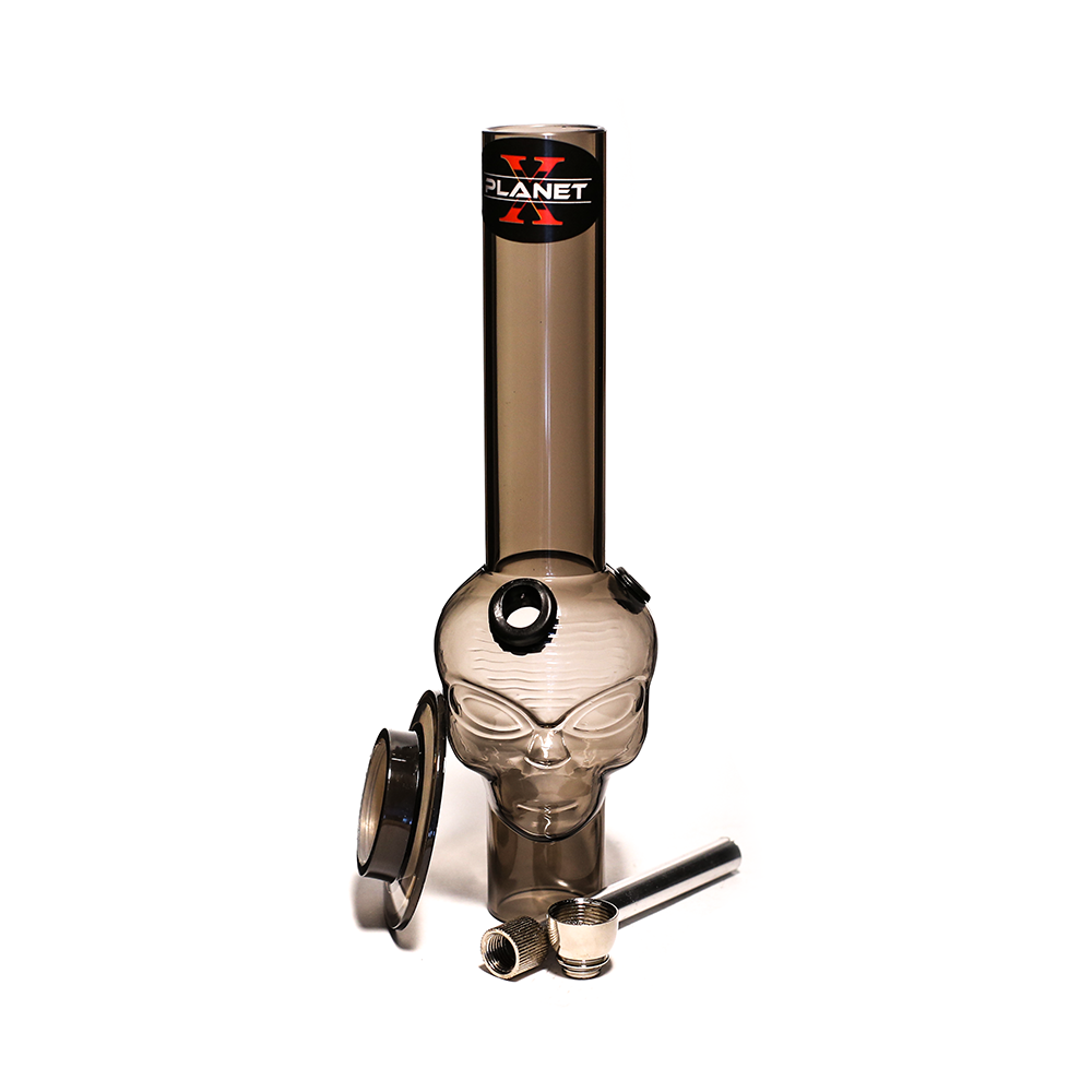 Alien Leader Mini Acrylic Bong - Black Planet X