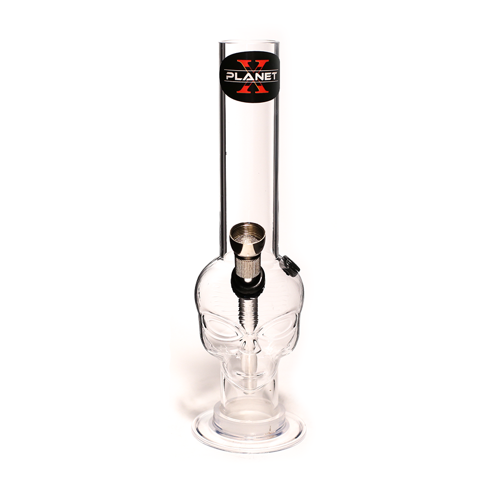 Alien Leader Mini Acrylic Bong - Clear Planet X