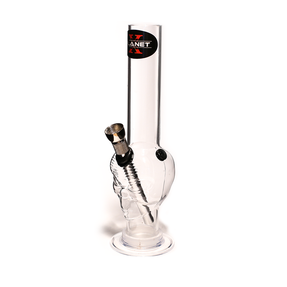 Alien Leader Mini Acrylic Bong - Clear Planet X