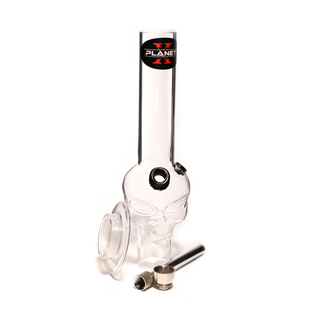 Alien Leader Mini Acrylic Bong - Clear Planet X