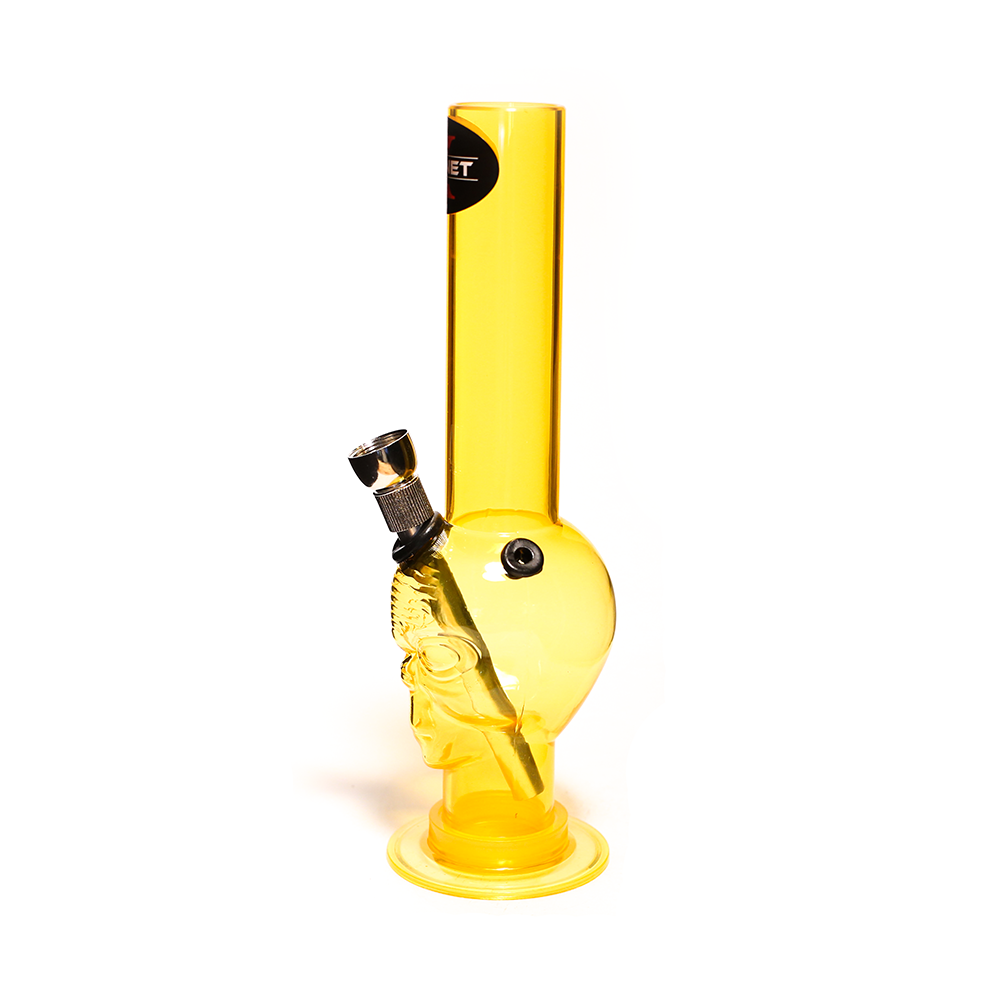Alien Leader Mini Acrylic Bong - Yellow Planet X