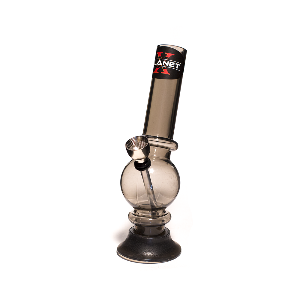 Mini Zion Acrylic Bong - Black Planet X