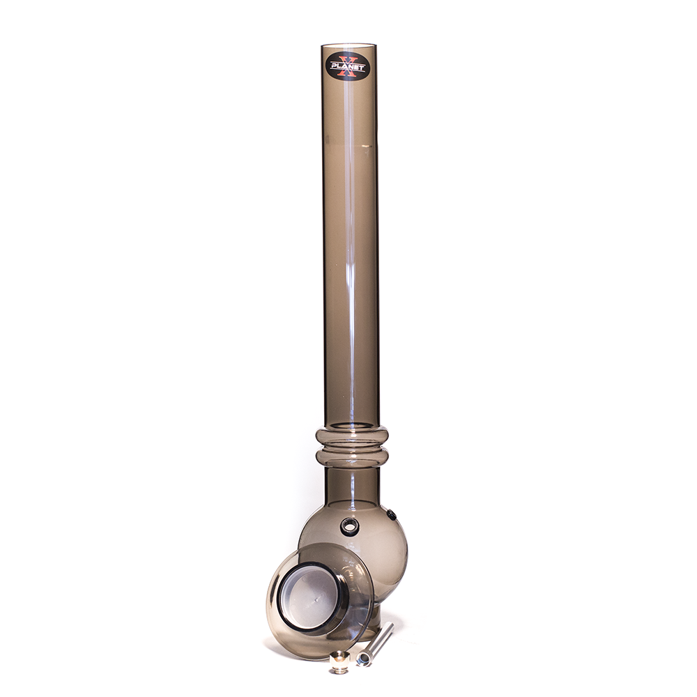 Acrylic Bubble Tall Bong - Black Planet X