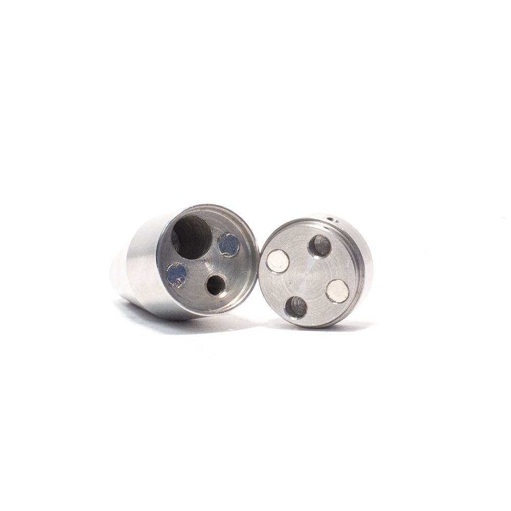 Steel Magnetic Snuff Bullet (45mm) The Bong Shop