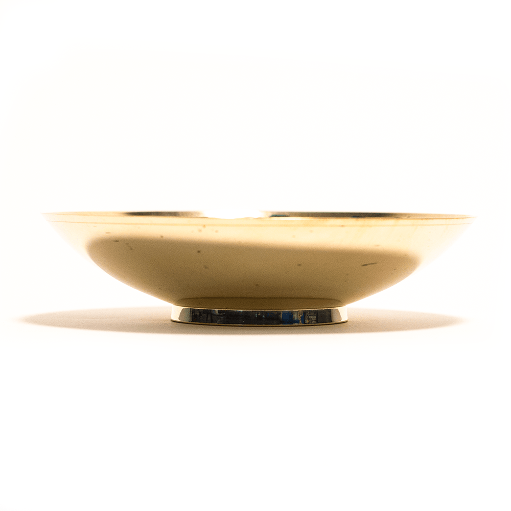 BRASS BOWL WITH LEAF 8 INCHES The Bong Shop