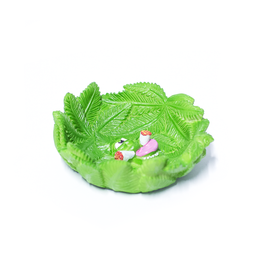 ASHTRAY - BIG OL WEED LEAF W/ JOINT The Bong Shop