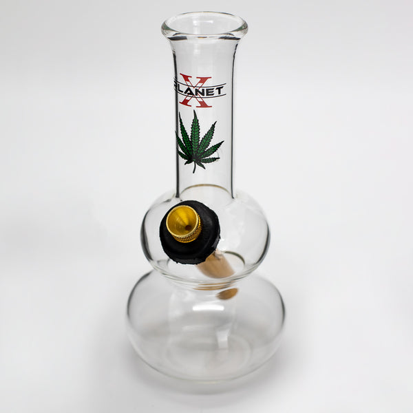 Droid Glass Bong - Leaf Decal Planet X