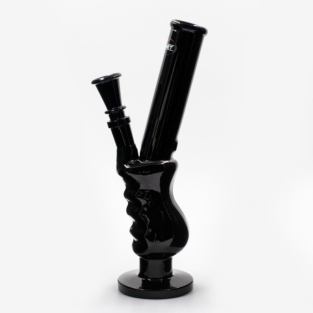 Wristy Glass Bong - Black Planet X