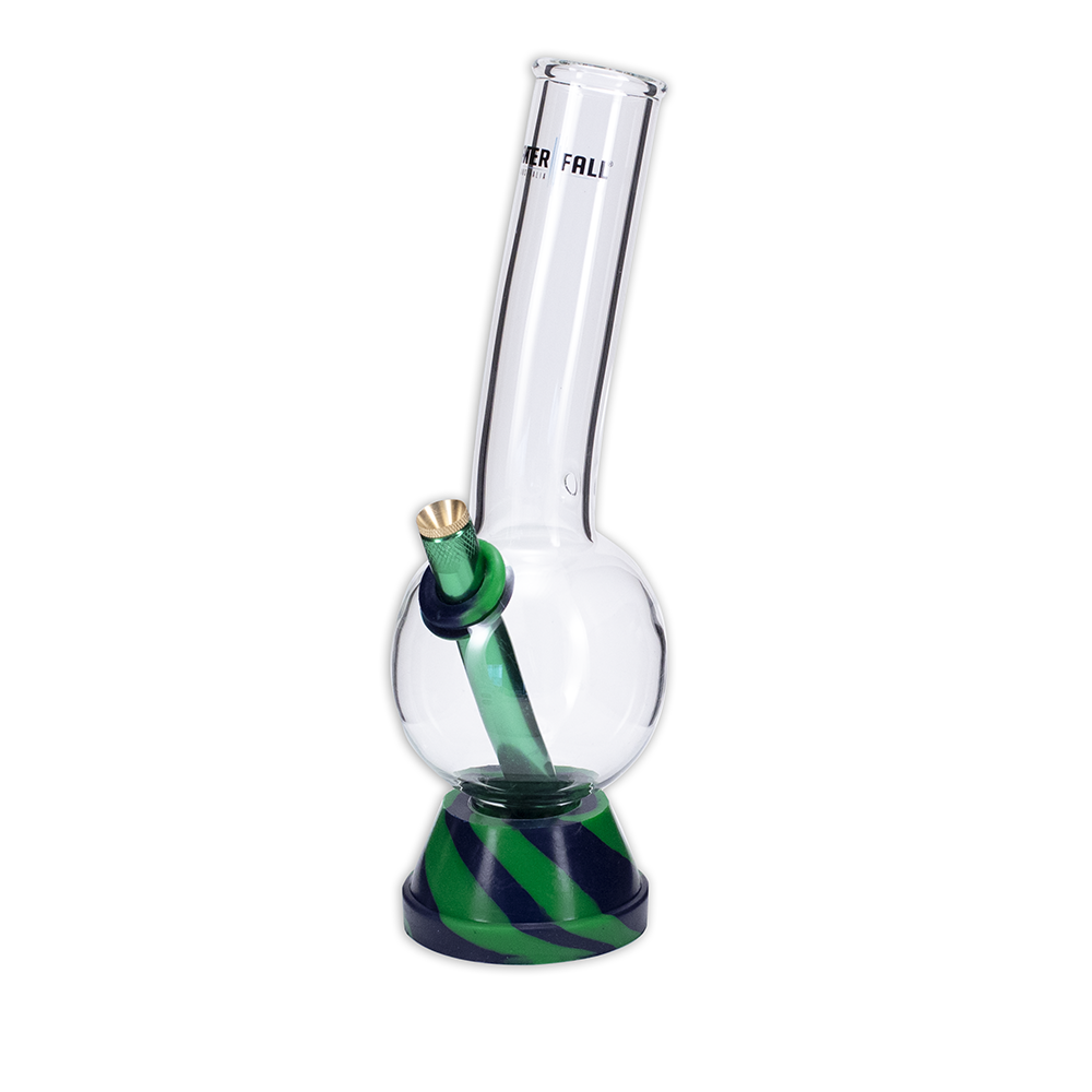 Decimator Glass Bong - Blue & Green Waterfall