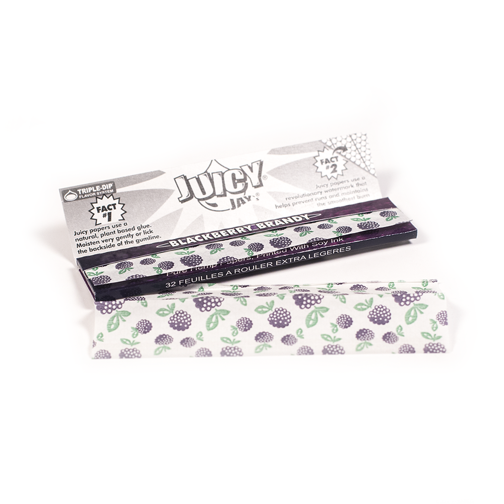 JJs PAPERS HEMP BLACKBERRY BRANDY K/S SLIM PRINTED Juicy Jay's