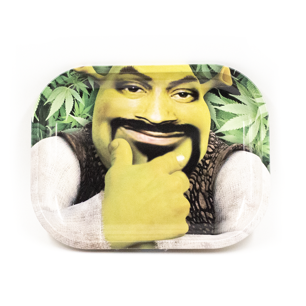 ROLLING TRAY - BEARDED SHREK 18 X 14cm The Bong Shop